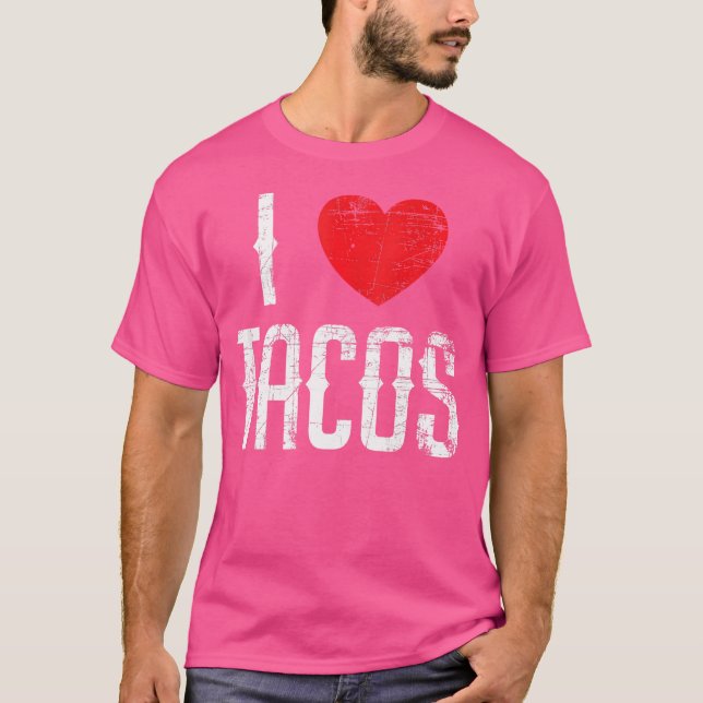 T-shirt J'adore les Tacos (Devant)