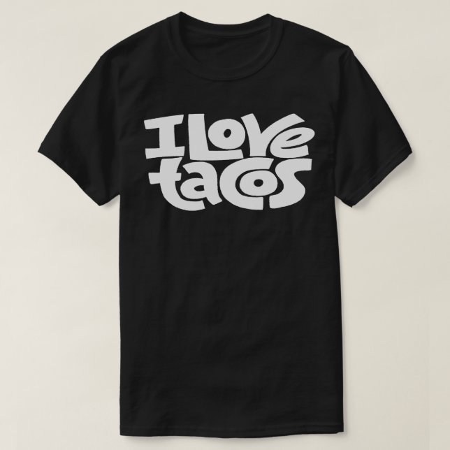 T-shirt J'adore les Tacos (Design devant)