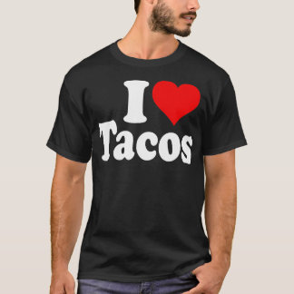 T-SHIRT J'ADORE LES TACOS DU COEUR DES TACOS