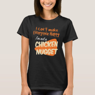 T-shirt J'adore les tenders de nuggets de poulet Je ne sui