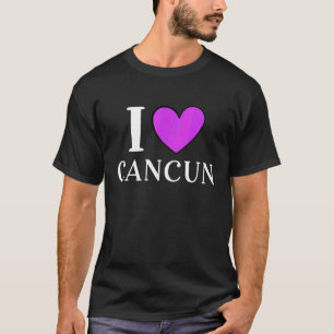 T-shirt J'adore les vacances à Cancun au Mexique 9