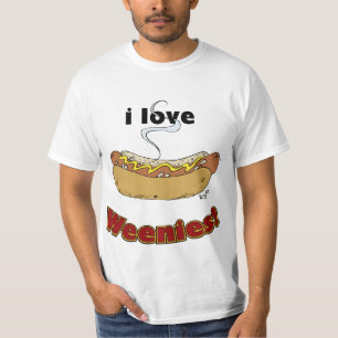 T-shirt J'adore les Weenies ~ Hot Dogs