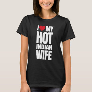 T-shirt J'adore ma femme indienne sexy