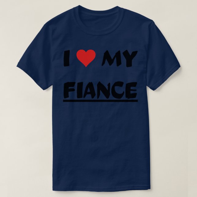 T-SHIRT J'ADORE MA FIANCE (Design devant)