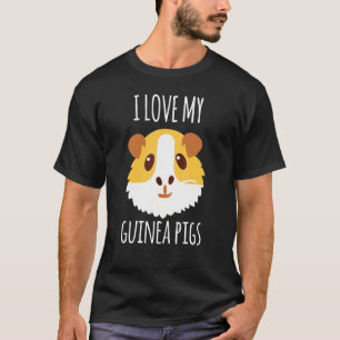 T-shirt J'adore mes cochons de Guinée