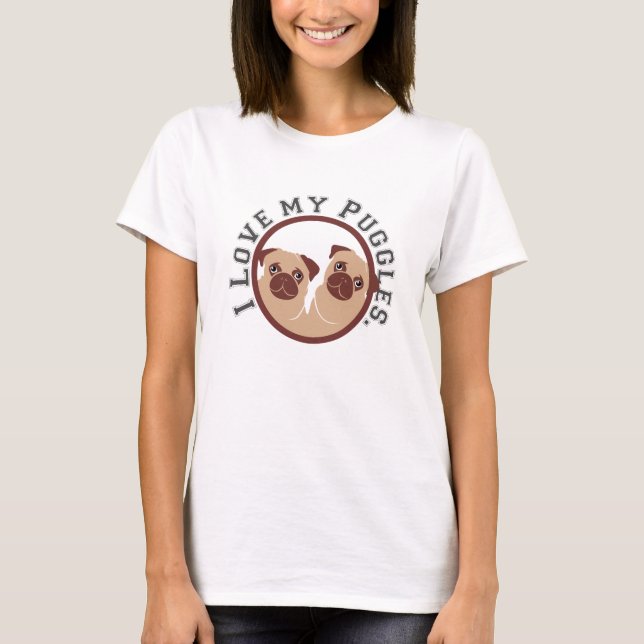 T-shirt j'adore mes petits (Devant)