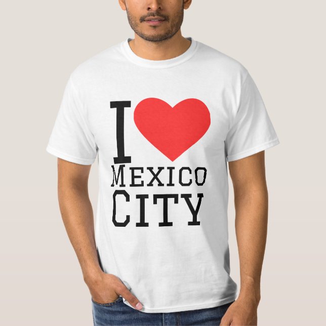 T-shirt J'adore Mexico City (Devant)