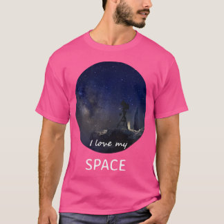 T-shirt J'adore mon astronomie spatiale