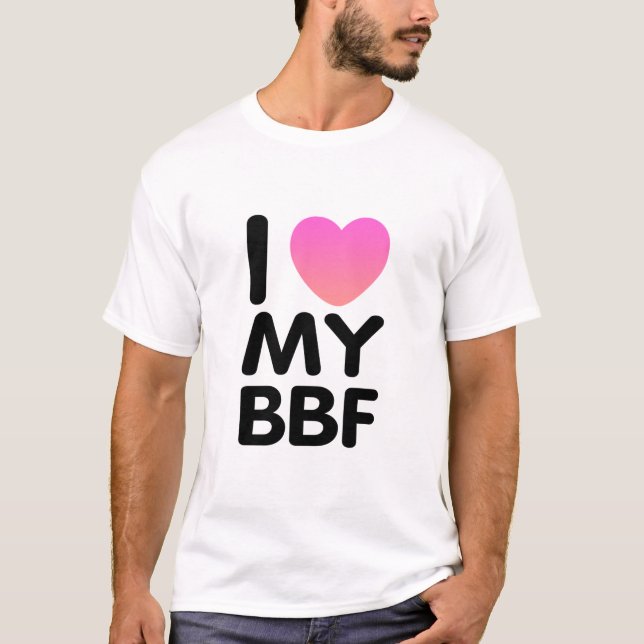 T-shirt J'adore mon BFF (Devant)