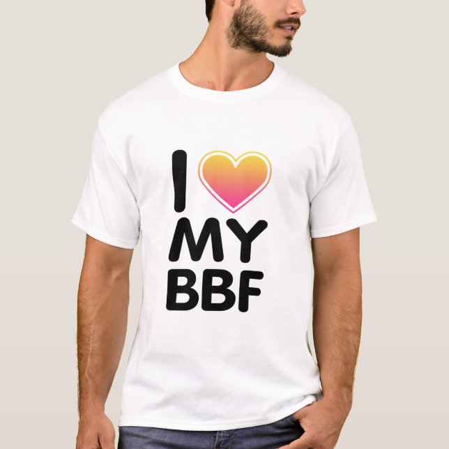 T-shirt J'adore mon BFF (Devant)