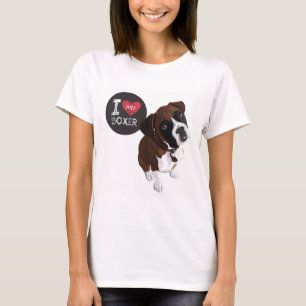 T-shirt J'adore mon boxeur