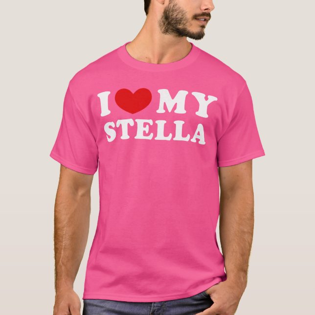 T-shirt J'adore mon cadeau Stella (Devant)