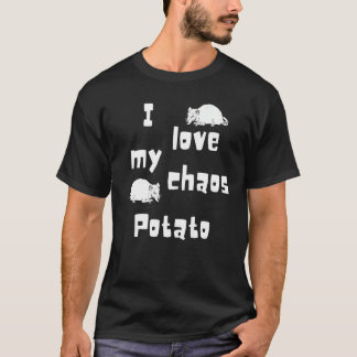 T-shirt J'adore mon chaotique rat de pomme de terre