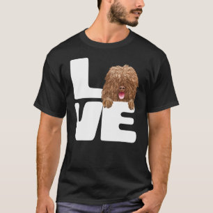 T-shirt J'adore mon chien d'eau espagnol