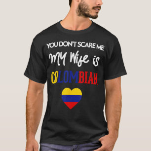 T-shirt J'adore mon compte drapeau colombien de la Fierté 