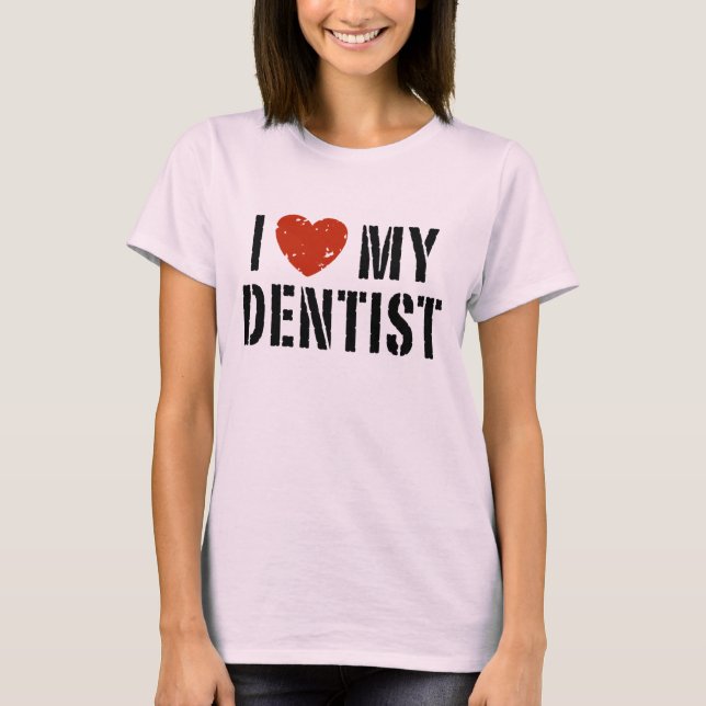 T-shirt J'adore mon dentiste (Devant)