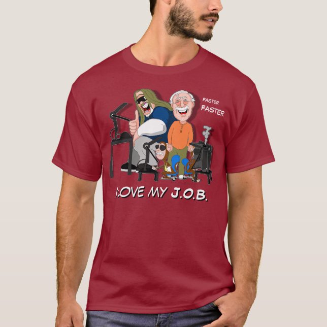 T-shirt J'adore mon J.O.B. (Devant)