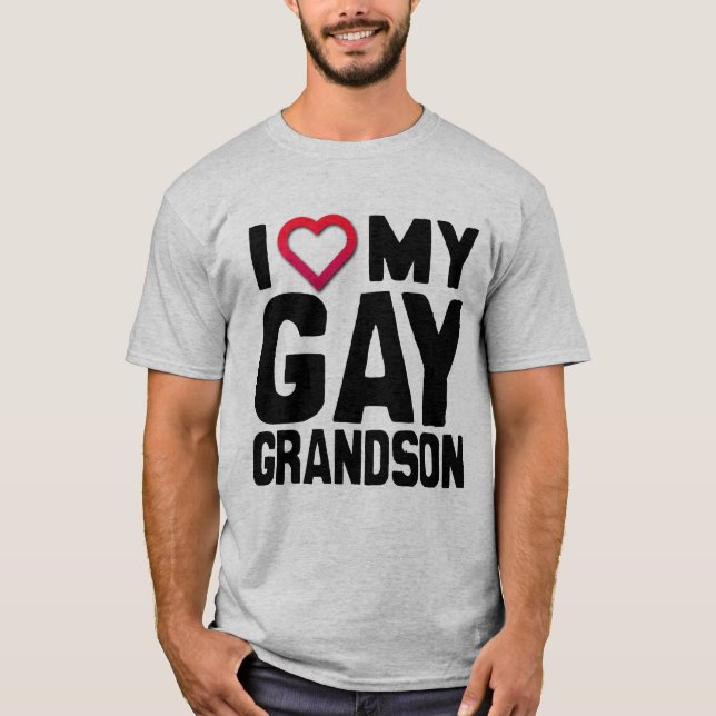 T-SHIRT J'ADORE MON PETIT-DÉJEUNER GAY - (Devant)