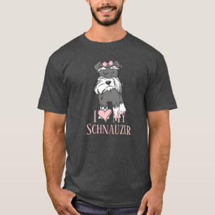T-shirt J'adore mon Schnauzer