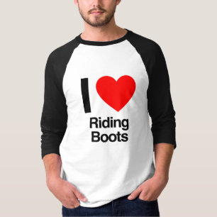 T-shirt j'adore monter des bottes