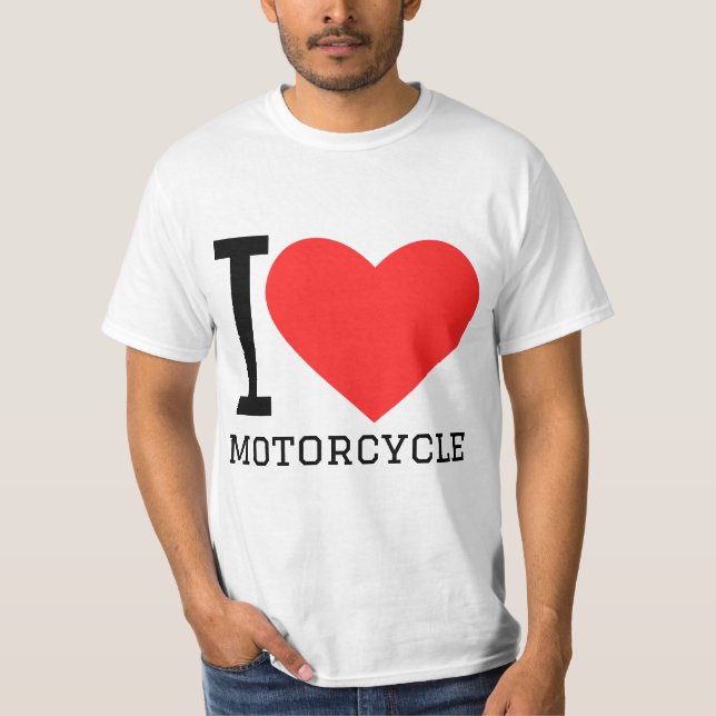 T-shirt J'adore moto  (Devant)