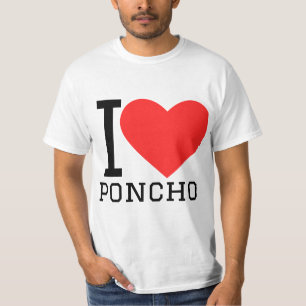 T-shirt J'adore poncho