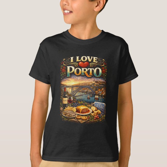T-shirt J'adore Porto (Devant)