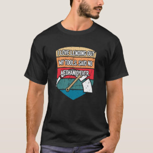 T-shirt J'adore prêter mes outils de mécanicien automobile