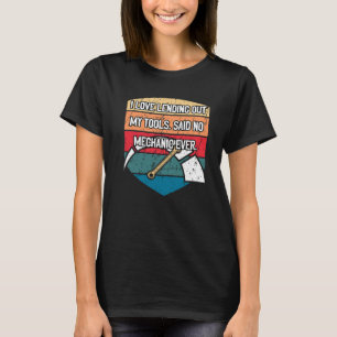 T-shirt J'adore prêter mes outils Mécanicien automobile Au