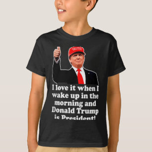 T-shirt J'adore Quand Donald Trump Est Président 2024 47èm