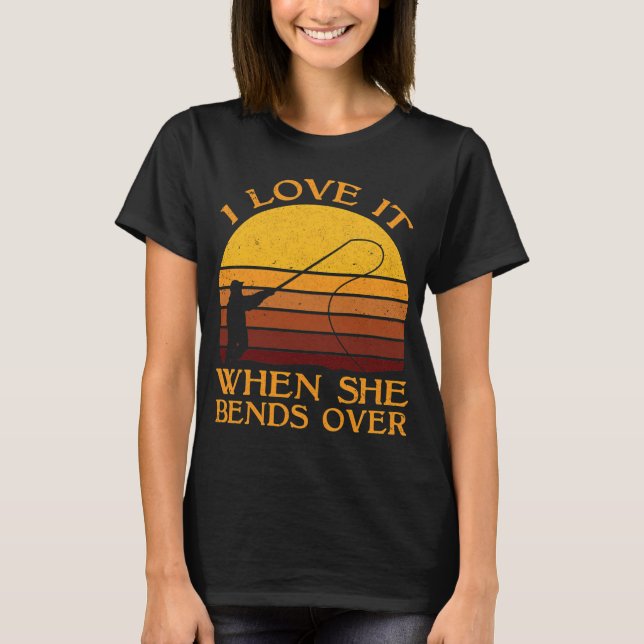 T-shirt J'adore quand elle se penche (Devant)