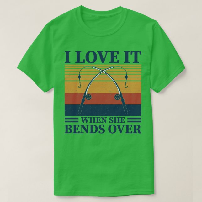 T-shirt J'adore quand elle se penche plus de 58 (Design devant)