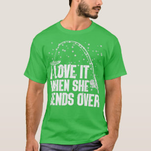 T-shirt J'adore quand elle se penche plus de 60 ans