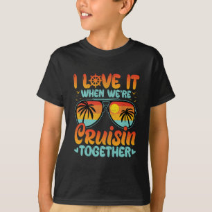 T-shirt J'adore quand nous faisons une croisière ensemble