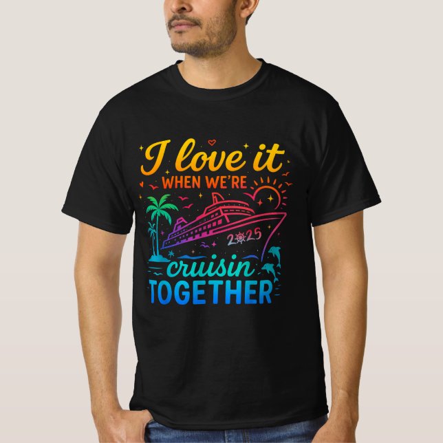 T-shirt J'adore quand on croise ensemble (Devant)