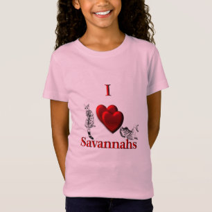 T-Shirt J'adore Savannah Cat
