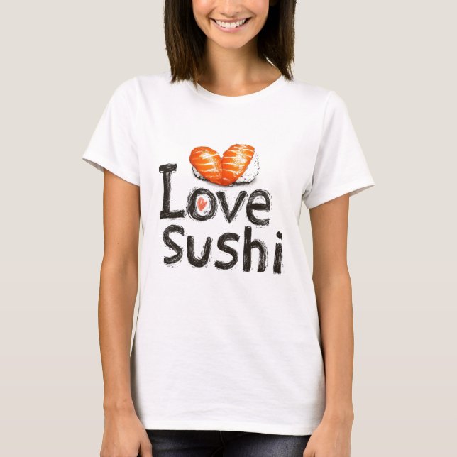 T-shirt J'adore Sushi (Devant)