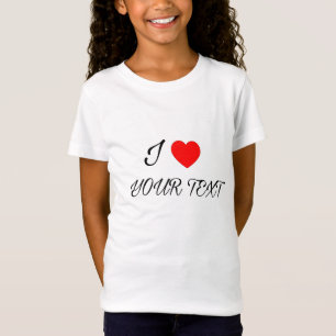 T-Shirt J'adore votre texte
