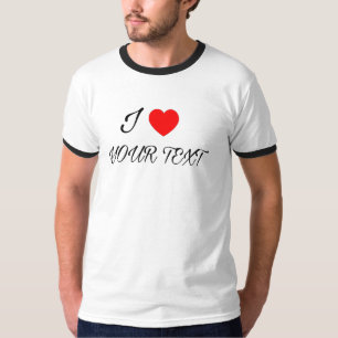 T-shirt J'adore Votre texte