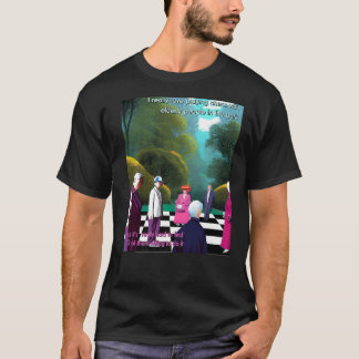 T-shirt J'adore vraiment jouer aux échecs avec des personn