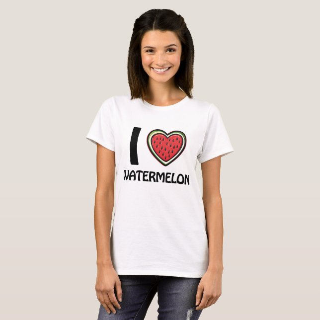 T-shirt J'adore Watermelon (Devant entier)