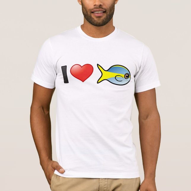 T-shirt J'adore Yellowtail Snapper (Devant)