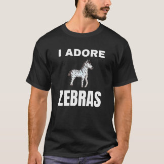 T-shirt J'adore Zebras