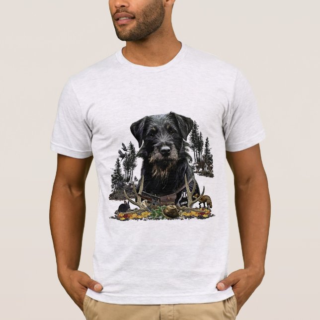 T-shirt Jagdterrier - chien de chasse polyvalent (Devant)