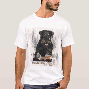 T-shirt Jagdterrier Dakota c. Renbrad Faux Canvas Print Ac