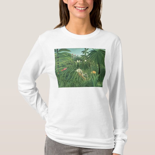 T-shirt Jaguar attaquant un cheval, 1910 (Devant)