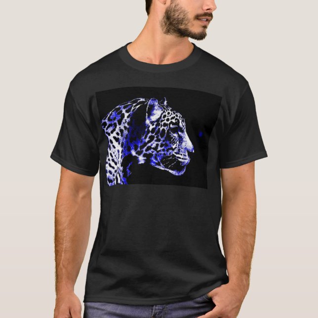 T-shirt Jaguar de nuit (Devant)