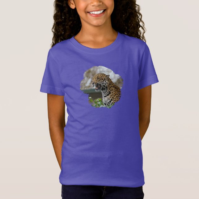 T-Shirt Jaguar Montre Ses Dents Plus (Devant)