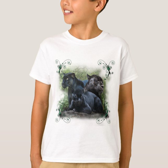 T-shirt Jaguar noir (Devant)