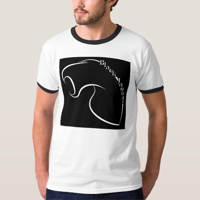 T-shirt Jaguar noir (Devant)